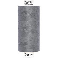 Gütermann Šicí nit Toldi 100% PES 1000 m, šedá - Sewing Thread