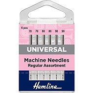 Hemline Universal Sewing Machine Needles Size 70 - 90, 6pcs - Sewing Machine Needles