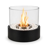 PHgate Tabletop Bioethanol Fireplace with Decorative Stones - Bioethanol Fireplace