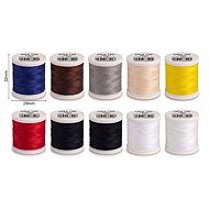 Gütermann Sewing Thread Set 10pcs × 150m Ora, mixed colours, in a tin box - Sewing Thread