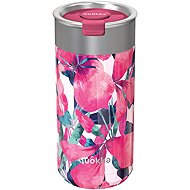 Quokka Boost se sítkem 400 ml, pink bloom - Thermal Mug