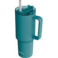 Quokka Stream s brčkem 1200 ml Midnight green - Thermal Mug