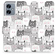 Mobiwear Motorola Moto G54 5G / Moto G54 5G Power Edition flip tok - M099P - Mobiltelefon tok
