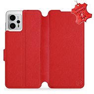 mobiwear Flip pro Motorola Moto G23 - Kožený, červený - Phone Cover
