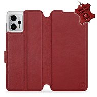 mobiwear Flip pro Motorola Moto G23 - Kožený, tmavě červený - Phone Cover