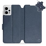 mobiwear Flip pro Motorola Moto G23 - Kožený, modrý - Phone Cover