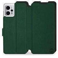 Mobiwear Soft Touch flip pro Motorola Moto G23 - Zelené & Černé - Phone Cover