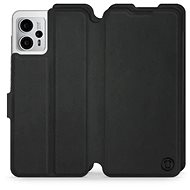 Mobiwear Soft Touch flip pro Motorola Moto G23 - Černé - Phone Cover