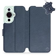 Mobiwear Kožený flip pro Huawei Nova 11 - Modré - L_NBS - Phone Cover