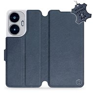 Mobiwear Kožený flip pro Realme C55 - Modré - L_NBS - Phone Cover
