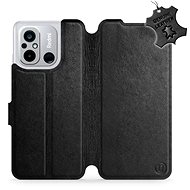 Mobiwear Kožený flip pro Xiaomi Redmi 12C - Černé - L_BLS - Phone Cover