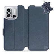 Mobiwear Kožený flip pro Xiaomi Redmi 12C - Modré - L_NBS - Phone Cover