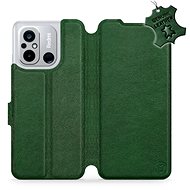 Mobiwear Kožený flip pro Xiaomi Redmi 12C - Zelené - L_GRS - Phone Cover