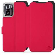 Mobiwear Soft Touch flip pro Xiaomi Poco M5s Rudé  & Černé - Phone Case
