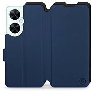 Mobiwear Soft Touch flip pro Huawei Nova 11i Modré & Černé - Phone Case