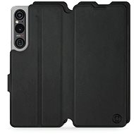 Mobiwear Soft Touch flip pro Sony Xperia 1 V Černé - Phone Case