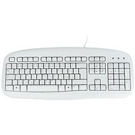 Logitech Value Keyboard CZ, white - Keyboard
