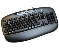Klávesnice Logitech Internet keyboard PRO černá (black) - PS/2 - Keyboard