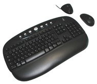 Set Logitech Cordless Internet Pro Desktop OEM černý (black) - rádiová Klávesnice + optická rádiová  - Keyboard and Mouse Set