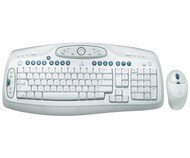 Set Logitech Cordless Desktop LX501 CZ USB+PS/2 - rádiová Klávesnice + optická rádiová myš - Keyboard and Mouse Set