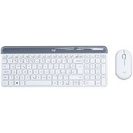 Logitech Slim Wireless Combo MK470, biela – CZ + SK - Set klávesnice a myši