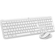 Logitech MK950 White - US INTL - Keyboard and Mouse Set