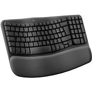 Logitech Wave Keys Wireless Ergonomic Keyboard - US INTL - Keyboard