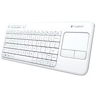 Logitech Wireless Touch Keyboard K400 CZ white - Keyboard