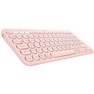 Logitech Bluetooth Multi-Device Keyboard K380, ružová – US INT - Klávesnica