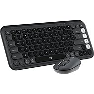 Logitech Pop Icon Combo, Graphite - US INTL - Keyboard and Mouse Set