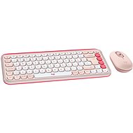 Logitech Pop Icon Combo, Rose - US INTL - Keyboard and Mouse Set