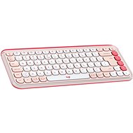Logitech Pop Icon Keyboard, Rose - US INTL - Tastatur