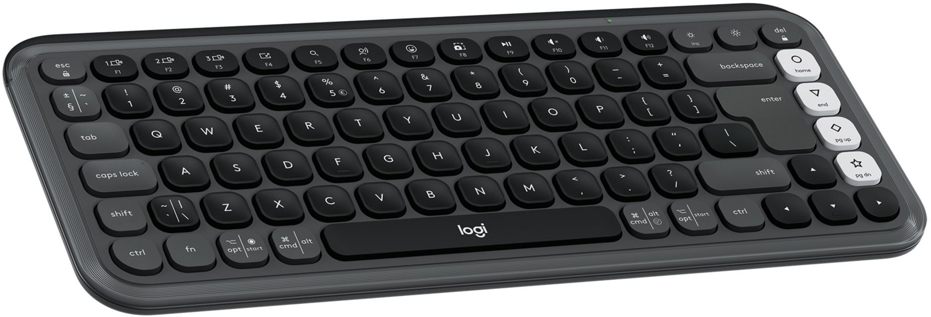 Logitech Pop Icon Keyboard, Graphite - DE - Tastatur