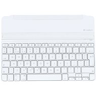 Logitech Ultrathin Keyboard clip-on cover - silver - Tablet Case