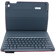 Type + Logitech keyboard cover - bright red - Tablet Case