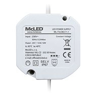 McLED Power supply 12W, DC24V/0,5A, IP67, for wiring box - Power Supply