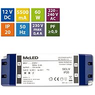 McLED Power supply 60W, DC12V/5A, IP20, plastic with terminal block - Power Supply