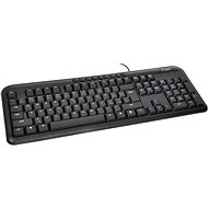 C-TECH KB-M-101 PS/2 slim Black - Keyboard