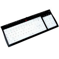 Klávesnice C-TECH MULTI-OFFICE KB-9805 černá (black) podsvícená, CZ/SK, PS/2 - Keyboard
