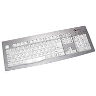 C-TECH PRO-GAME KB-9848 stříbrná - Herní klávesnice