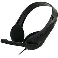 C-TECH MHS-01 fekete - Fej-/fülhallgató