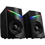 C-TECH SPK-15, 2.0, RGB, black - Speakers