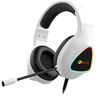 C-TECH Midas GHS-17W, RGB, fehér - Gamer fejhallgató