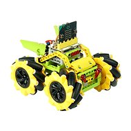 Mecanum Buggy with 360° Movement - Yellow (Without micro:bit) - Building Set