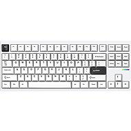 MCHOSE GX87 Ultra Aluminum Custom QMK/VIA Mechanical Vintage White Switch - White Electrophoresis - Keyboard