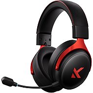 MCHOSE V9 Pro Wireless Gaming Headset - Black Red - Wireless Headphones