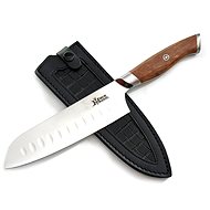 Macemaker Venice SanMai Santoku with leather case - Kitchen Knife