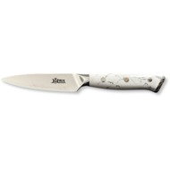 MaceMaker WHITE STONE PARING SanMai Damascus Kitchen Knife - Kitchen Knife