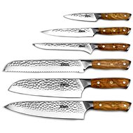 MaceMaker OLIVIERO SanMai Kitchen knives set 6 pcs - Knife Set