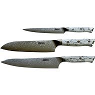 MaceMaker White Stone SanMai Kuchyňské nože 3 ks - Sada nožů